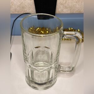Clear Glass Beer Mug